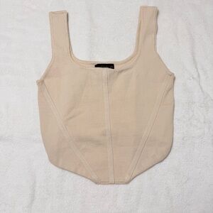 House of Harlow 1960 Cream Knit Top